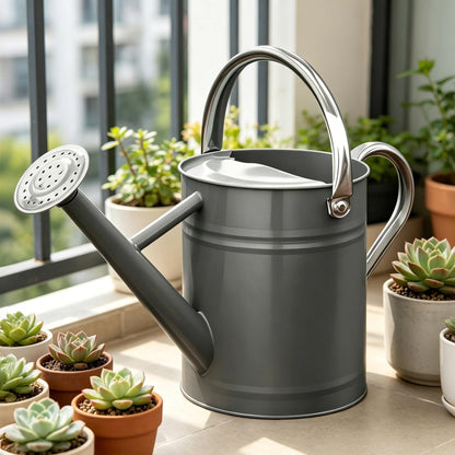 Metal Watering Can for Outdoor Plants, Watering Can Decor 1 Gallon (GB)