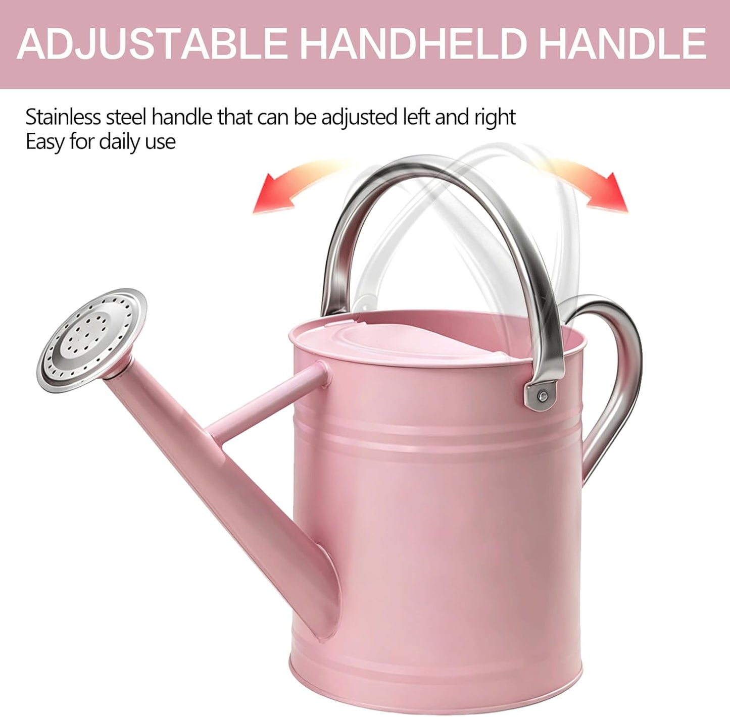Metal Watering Can for Outdoor Plants, Watering Can Decor 1 Gallon (GB)