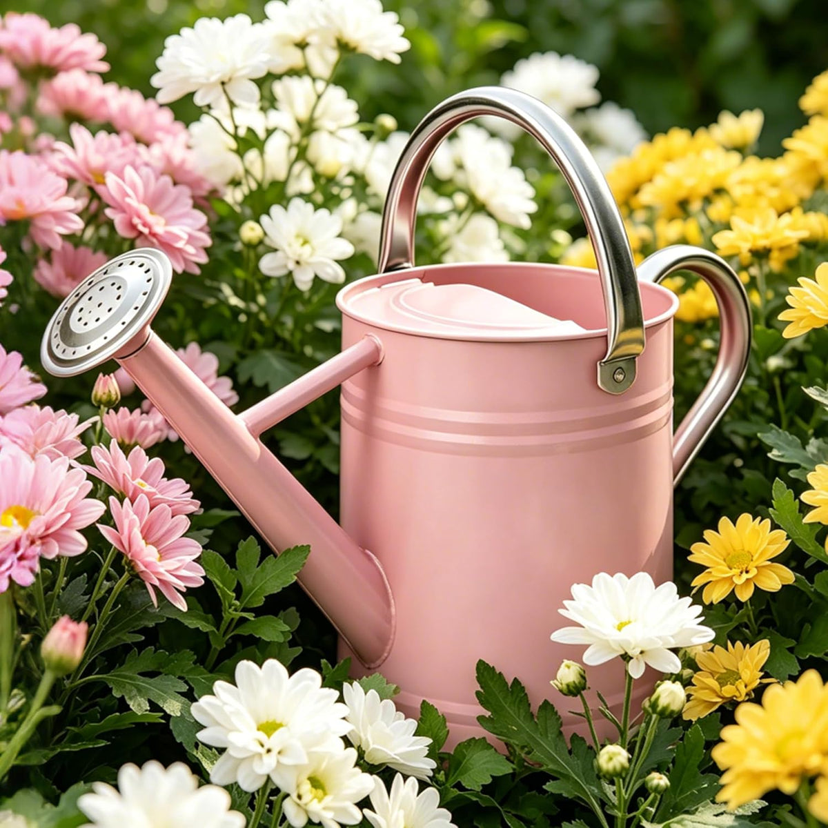 Metal Watering Can for Outdoor Plants, Watering Can Decor 1 Gallon (GB)
