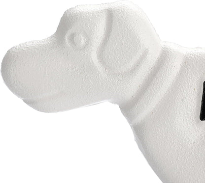 2 Pack Heavy Duty Cast Iron Dog Shaped No Pooping Yard Sign Stake