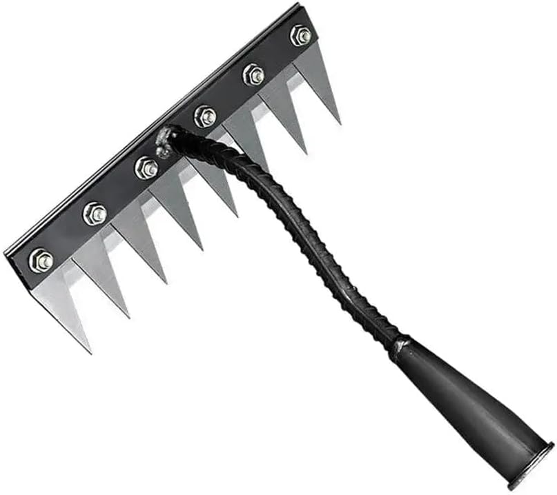 Gardenia Iron Weeding Rake, 2026 Gardenia Iron Weeding rake, Ironrake The Heavy-Duty Irons Weedings Rakes,Irons Rakes for Gardening and Weedings (8 Teeth)
