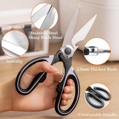 2 Pcs Multifunctional Garden Shears Flower Scissors