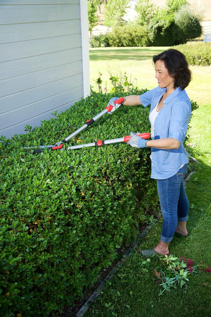 Corona HS 4344 DualLINK Extendable Hedge Shear, Red, 29 Inch Handle