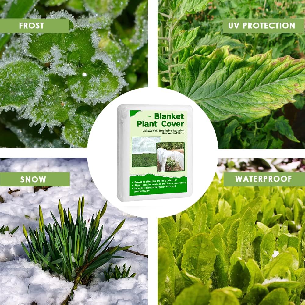 Plant Freeze Protection Cover, 7x25 FT Floating Row Cover