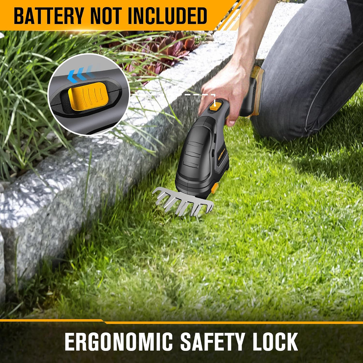 Cordless Hedge Trimmer Compatible with DEWALT 20V MAX Battery