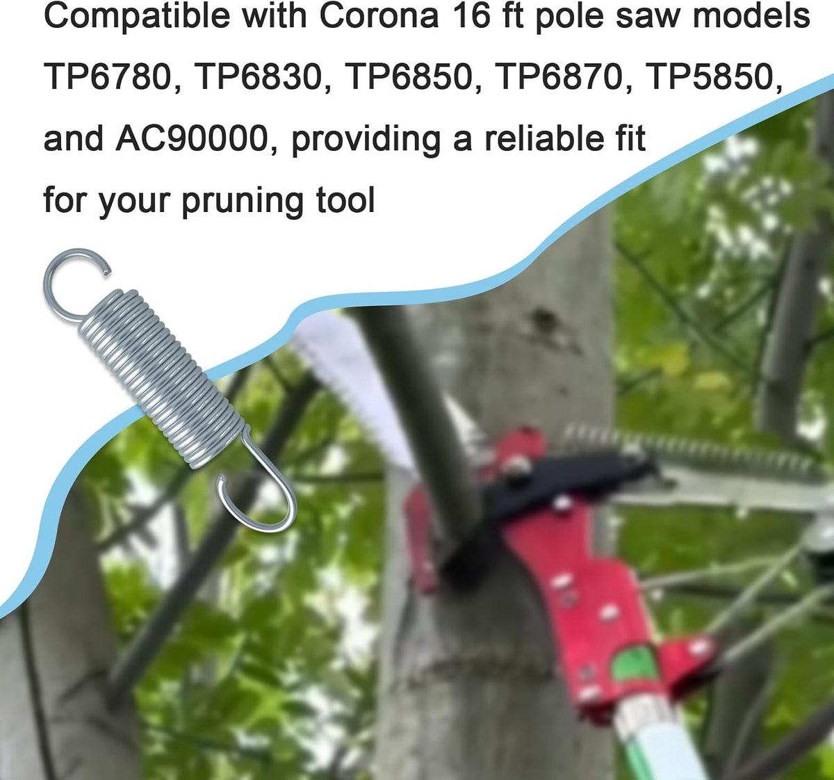 2 Pack 6801-5 Spring Fits Corona Clipper Compound Tree Pruner Spring 6801-5