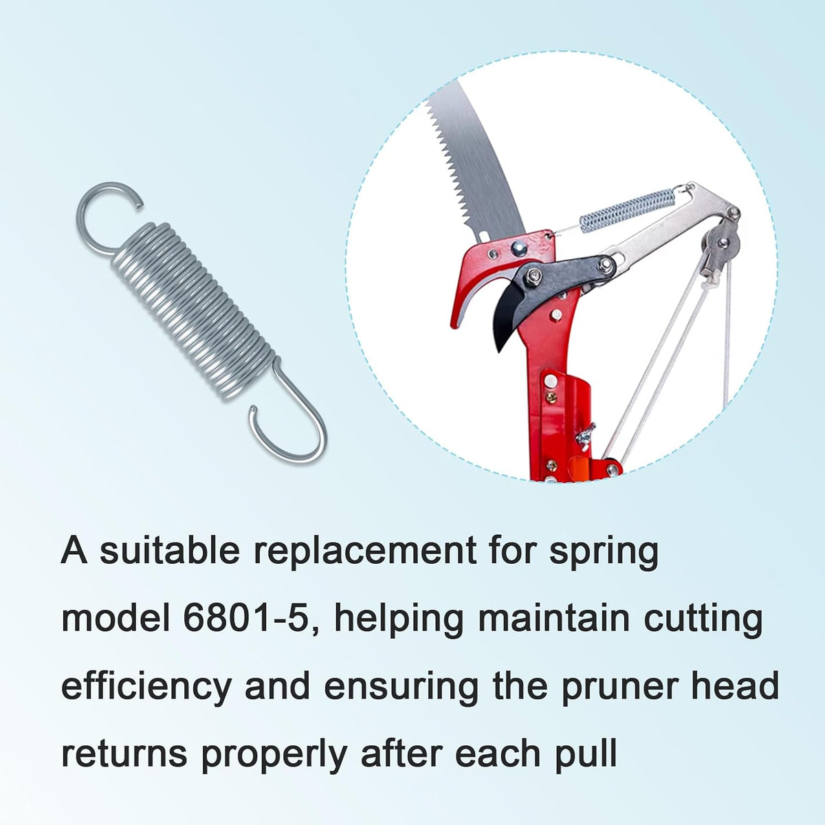 2 Pack 6801-5 Spring Fits Corona Clipper Compound Tree Pruner Spring 6801-5