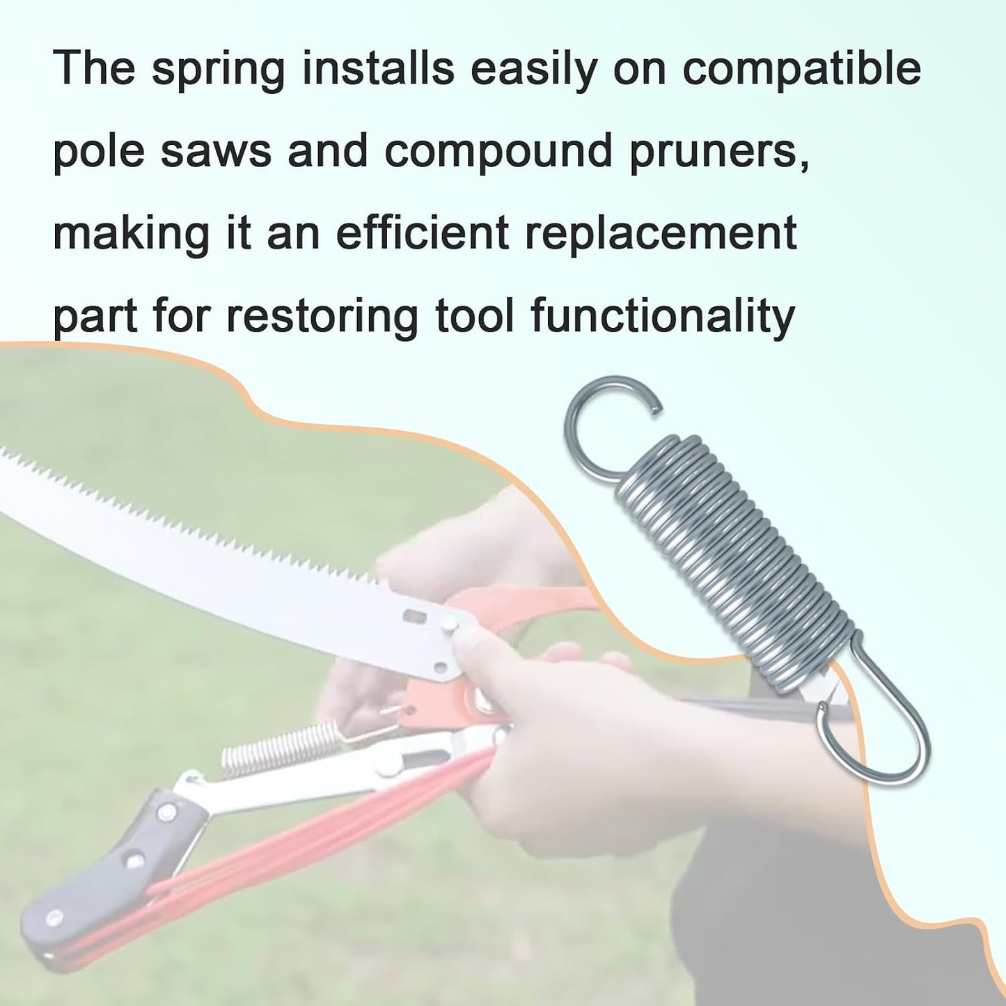 2 Pack 6801-5 Spring Fits Corona Clipper Compound Tree Pruner Spring 6801-5