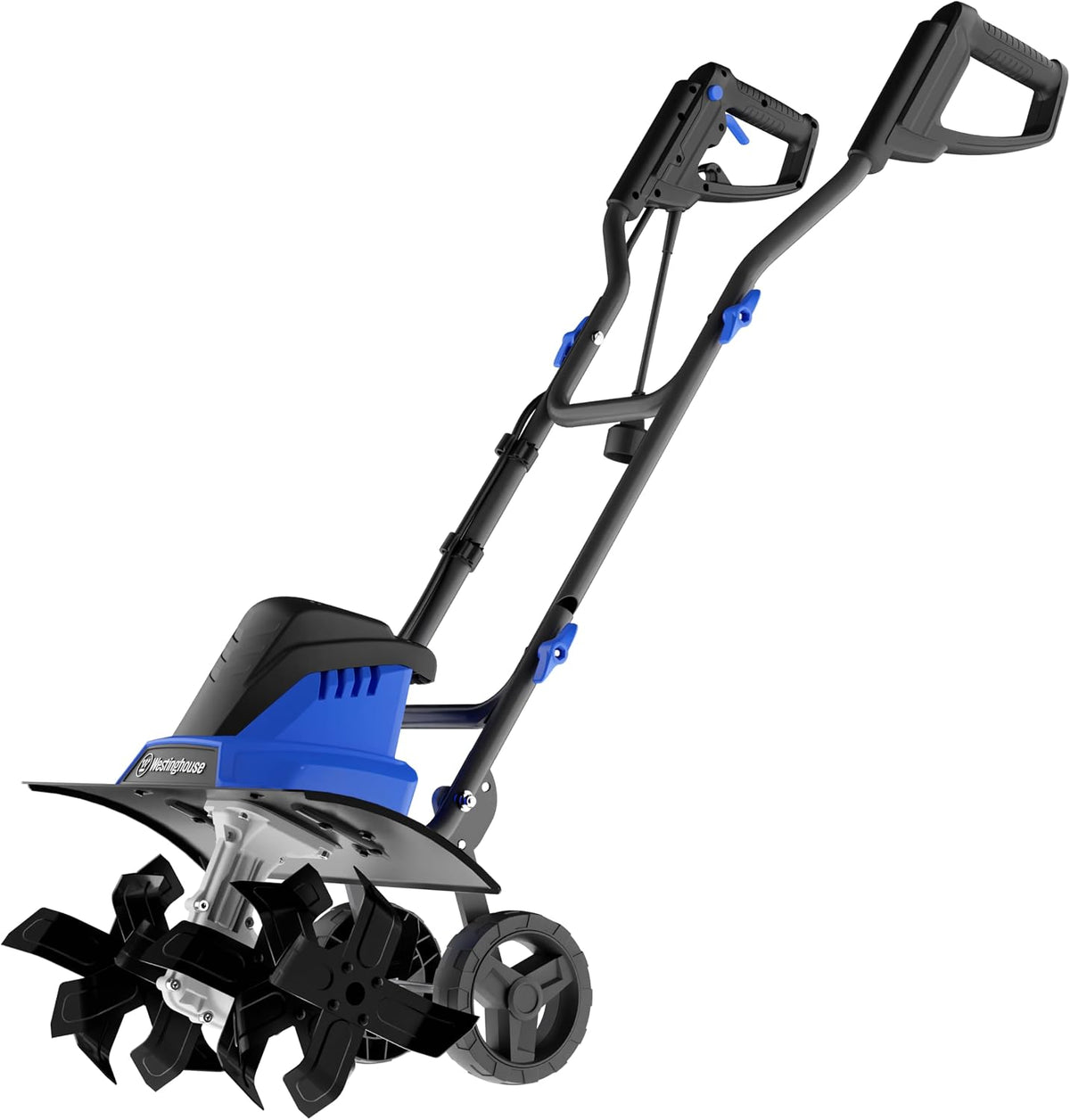 6-Inch, 2.5 Amp Corded Electric Mini Tiller Cultivator for Gardening, Lightweight, 4 Steel Blades