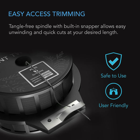 Twist Ties with Built-in Cutter, 100 m (328 ft.)