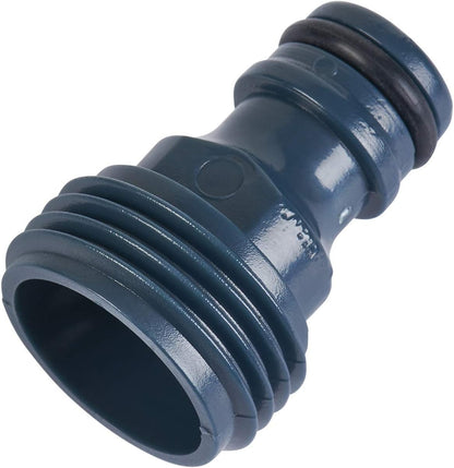 65112-AMZ 6-Pattern Vortex Water Hose Sprayer Nozzle, QuickConnect Product Adapter, Black, Yellow, Slip Resistant Outdoor Hose Nozzle Sprayer for Watering Plants, Lawn, Car Washing, Patio, Pet