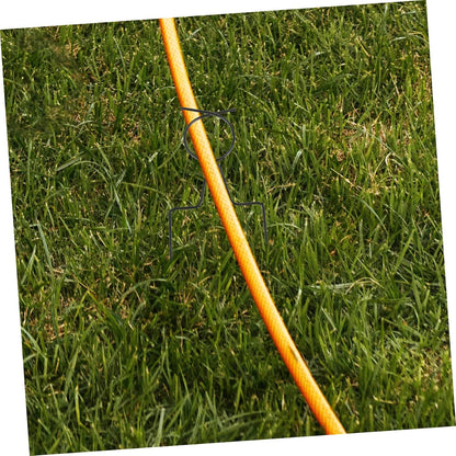 Garden Hose Guide Spike Set 5pcs Heavy Duty Iron Stake for Secure Hose Organization