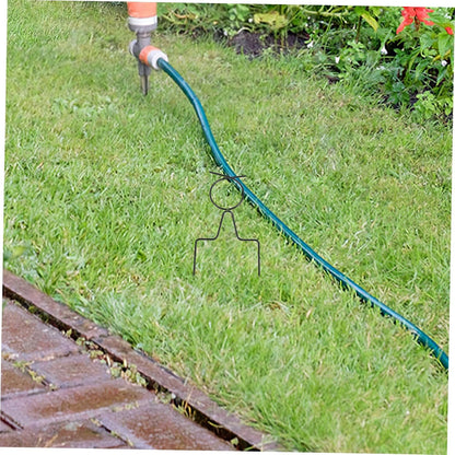 Garden Hose Guide Spike Set 5pcs Heavy Duty Iron Stake for Secure Hose Organization