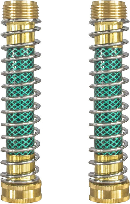 Garden Hose Protector, Hose Extension Adapter with Coil Spring, 2 Pack