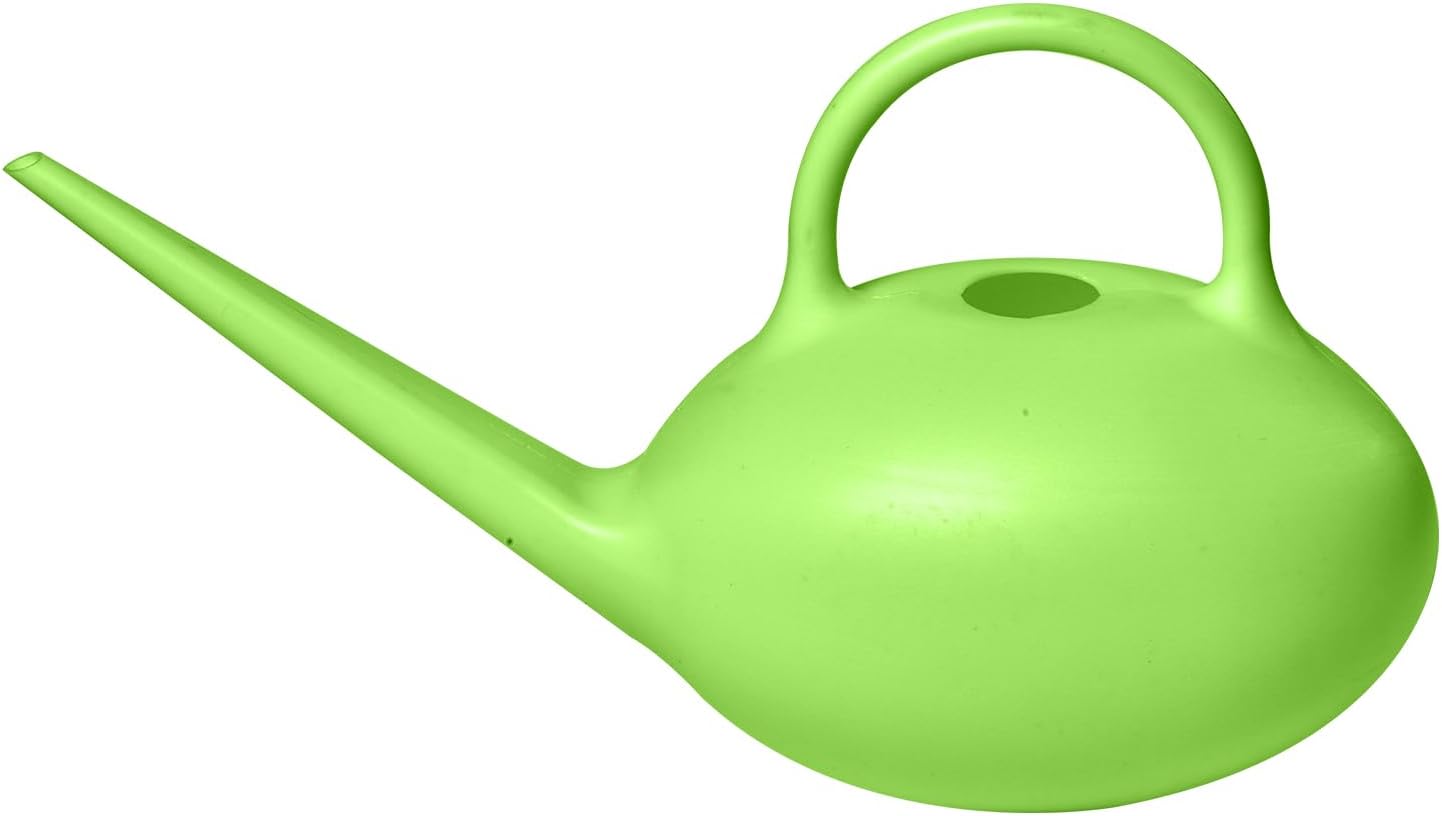 Small Plastic Watering Can - 1/4 Gallon - for Home Plant Garden - Blue