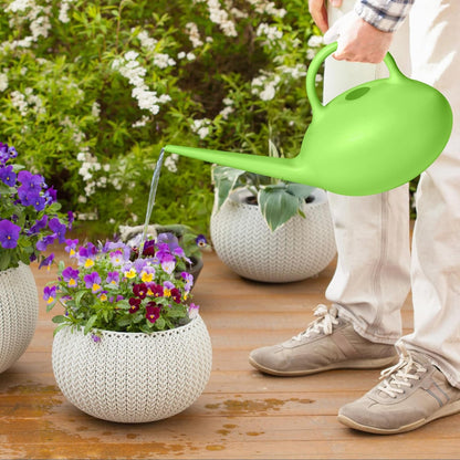 Small Plastic Watering Can - 1/4 Gallon - for Home Plant Garden - Blue