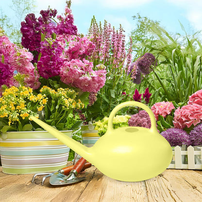 Small Plastic Watering Can - 1/4 Gallon - for Home Plant Garden - Blue
