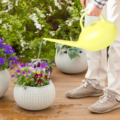Small Plastic Watering Can - 1/4 Gallon - for Home Plant Garden - Blue