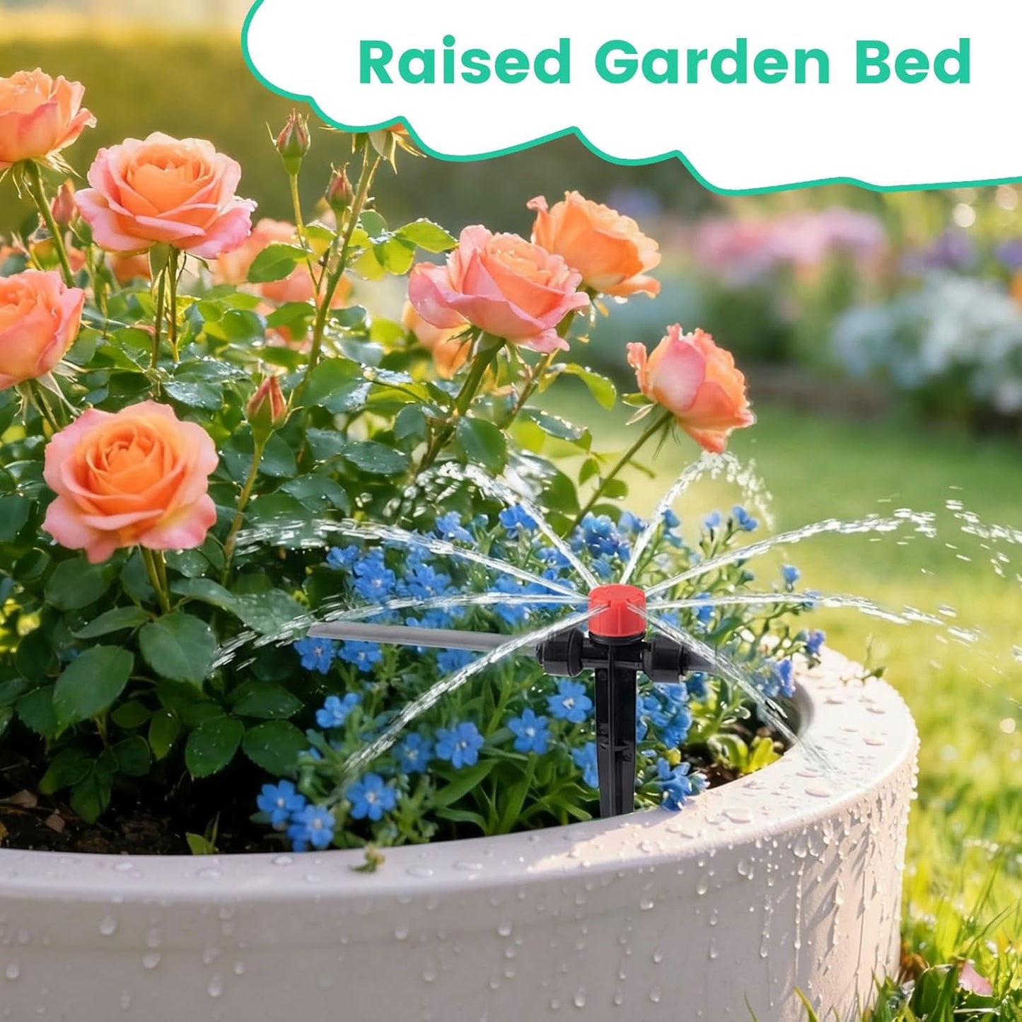 Drip Irrigation System Kit for Garden Watering, 240 ft, Quick-Connect