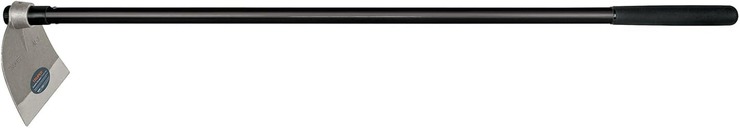 Lane Hoe No. 3, 54-Inch Fiberglass Handle, 8-1/2-Inch x 8-1/2-Inch Forged Head, 2.1 lb Head Weight, Agricultural & Garden Soil Preparation Tool (Model AL-3M / 10621)