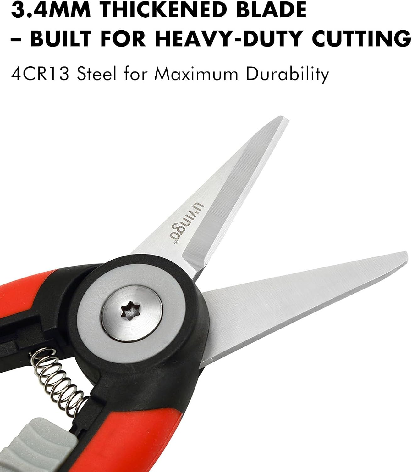 Garden Pruning Shears Floral Scissors with Straight Blade