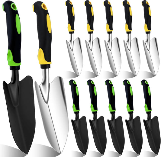 12 Pcs Garden Shovel, Metal Hand Trowel, Aluminum Alloy