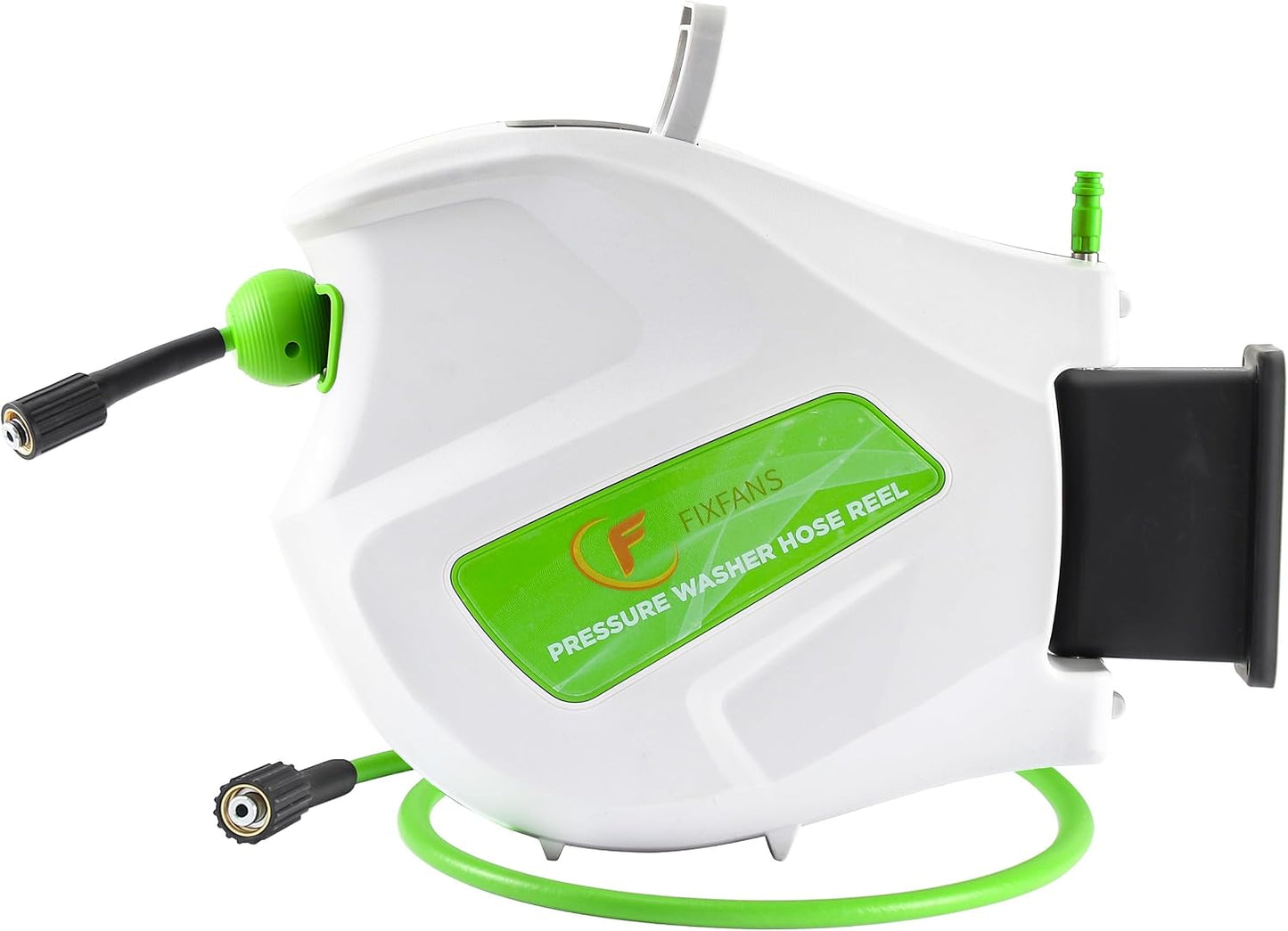Pressure Washer Hose Reel with Hose, 1/4" × 65ft, Retractable