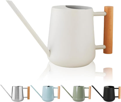 Watering Can Indoor Plants, 30oz/900ml Small Plant Watering Can with Long Spout, Stainless Steel Garden Watering Cans Outdoor Watering Pot for Indoor House Plants Bonsai Flower Decorative