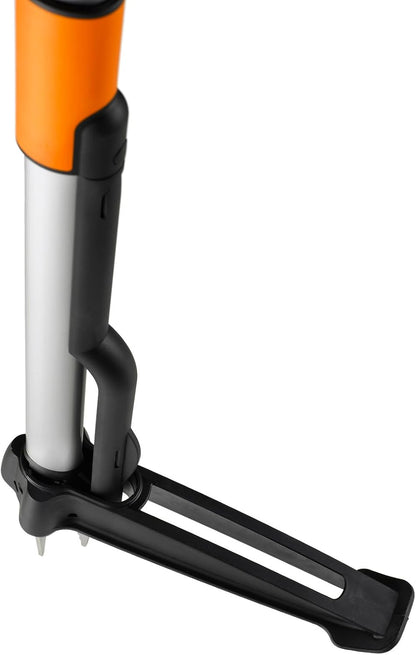 Xact Weed Puller, Length: 1 m, Stainless Steel Handle/Plastic Handle, Black/Orange, 1020126