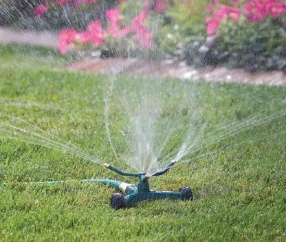 3-Arm High-Rise Lawn Sprinkler, Adjustable Range - 58288