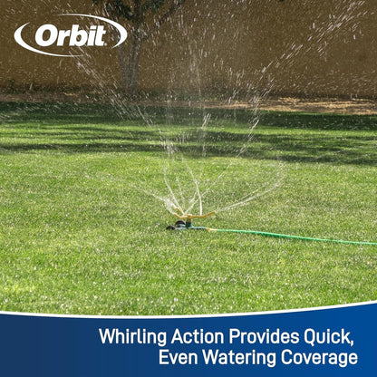 3-Arm High-Rise Lawn Sprinkler, Adjustable Range - 58288