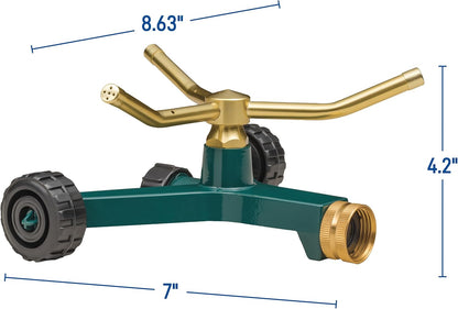 3-Arm High-Rise Lawn Sprinkler, Adjustable Range - 58288