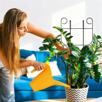 2 Pack Trellis for Climbing Plants Indoor, Expandable Heavy-Duty Metal Trellis for Potted Plants Outdoor, Flowers Vine Ivy, Sturdy Houseplant Pothos Plant Climber Support