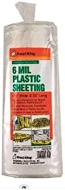 Frost King P1025/6W Polyethylene Sheeting, 10' x 25' x 6 mil., Clear