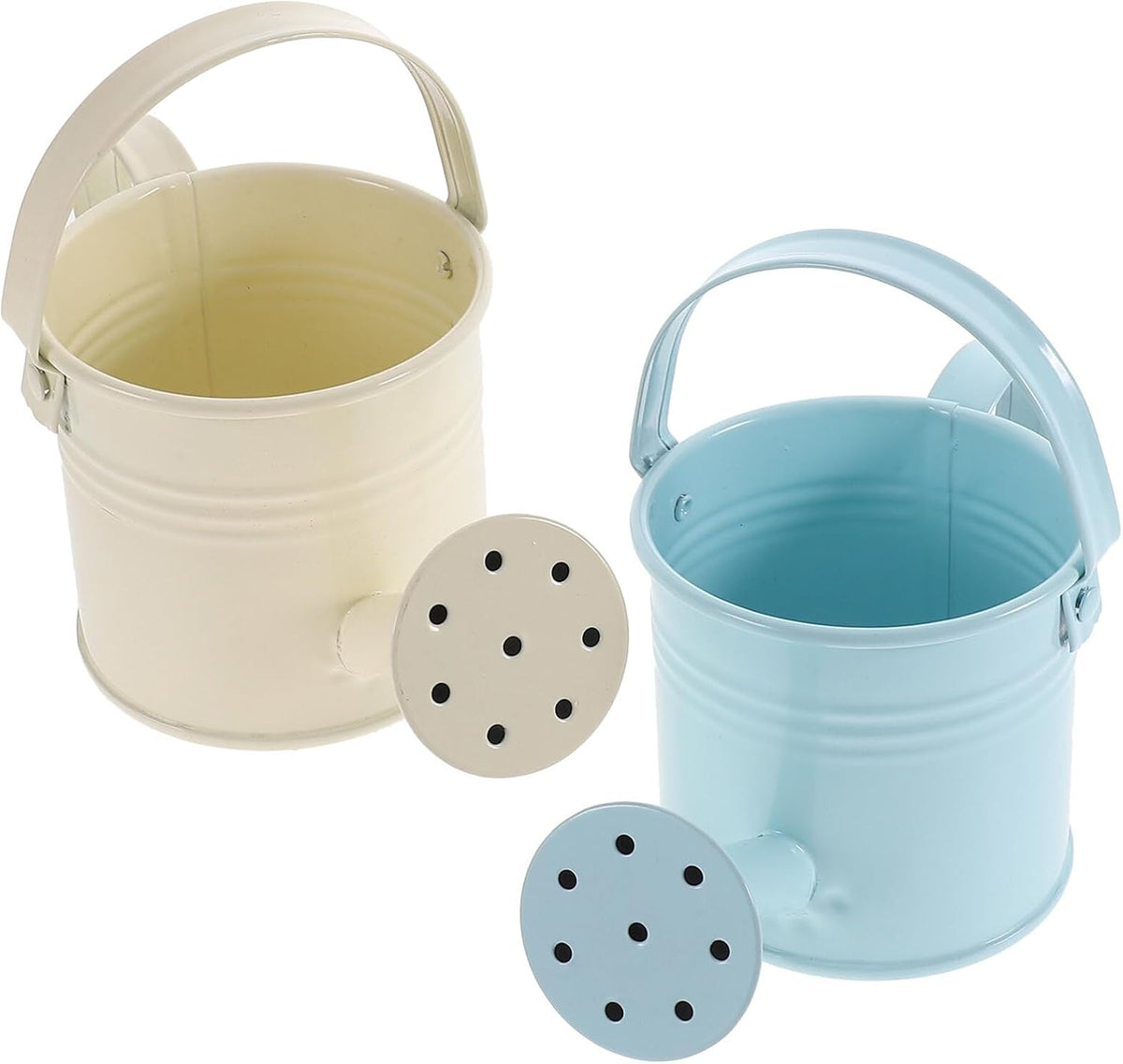 5PCS Mini Watering Cans Kids Metal Watering Can for Indoor Plants, Small Water Can Toddler Gardening Tool Beach Play, Multifunctional Cute Metal Jug for Craft, Home Decor Flower Bucket