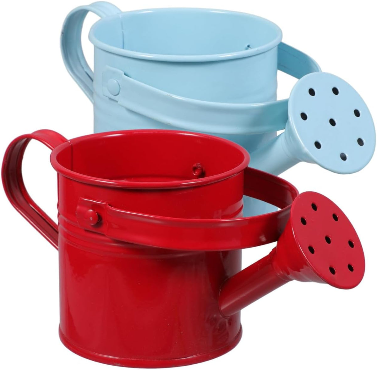 5PCS Mini Watering Cans Kids Metal Watering Can for Indoor Plants, Small Water Can Toddler Gardening Tool Beach Play, Multifunctional Cute Metal Jug for Craft, Home Decor Flower Bucket