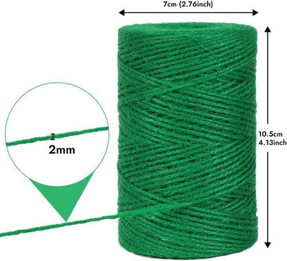 500ft 2mm Green Garden Twine for Climbing Plants