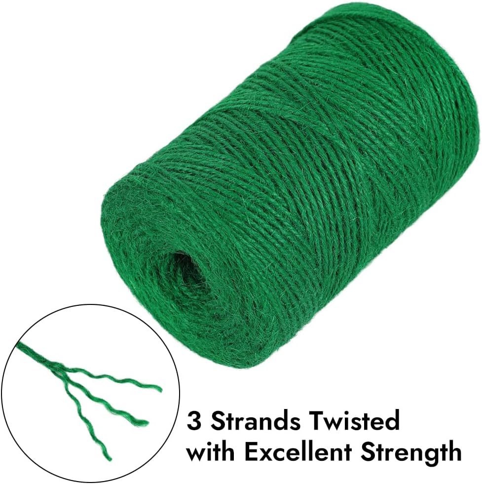 500ft 2mm Green Garden Twine for Climbing Plants