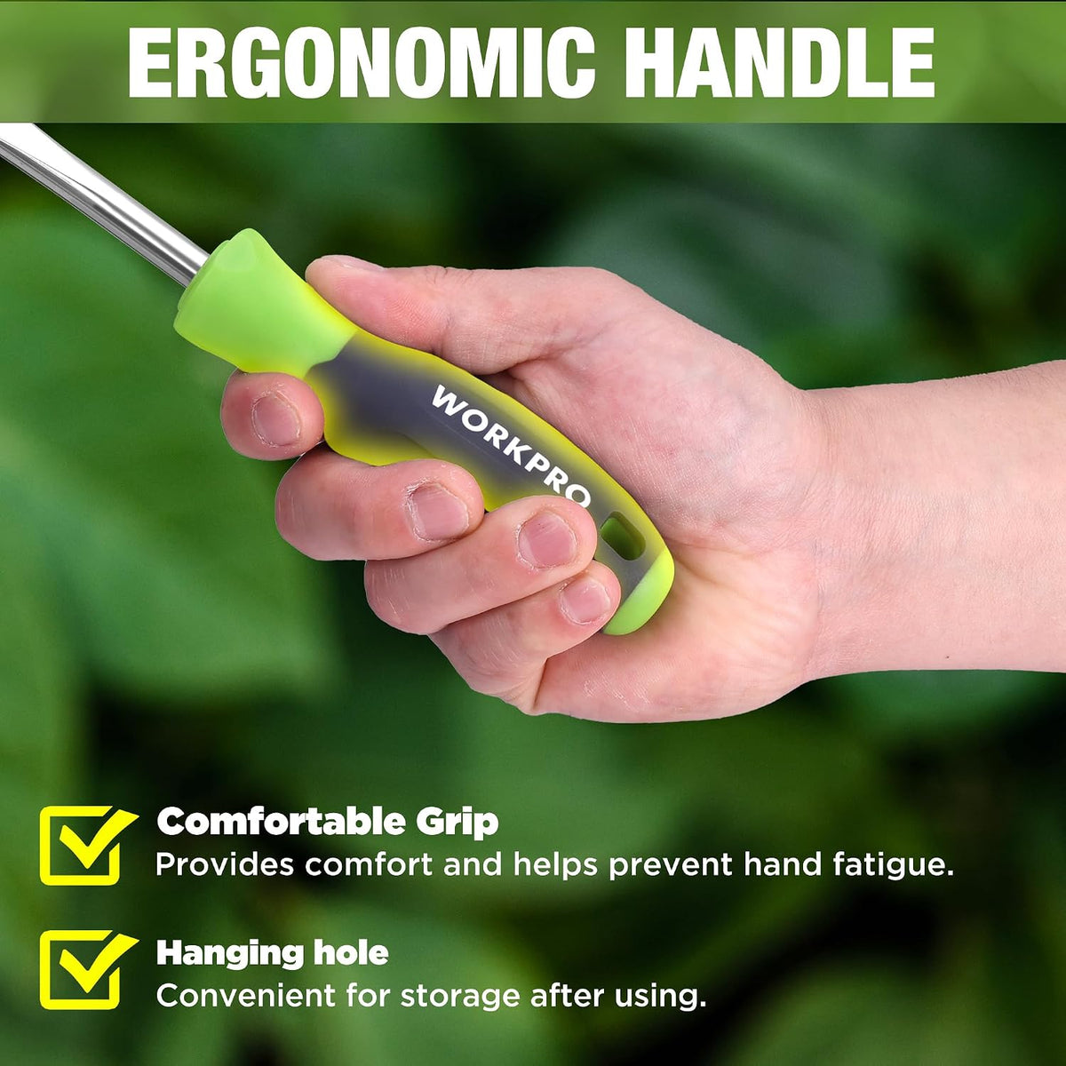 Crack Weeder, 13.5" Stainless Steel Weeding Tool, Wooden Handle