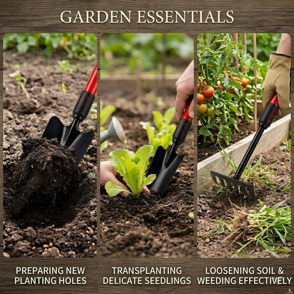3 Heavy Duty Garden Tools Set, Gardening Gift Men Women