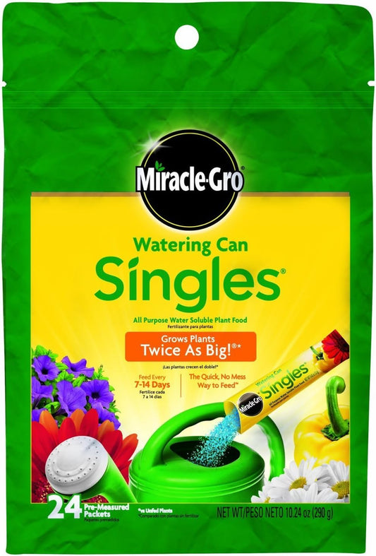 1013202 Watering Can Singles - Includes 24 Pre-Measured Packets of All Purpose Plant Food (Plant Fertilizer)(2Pack)
