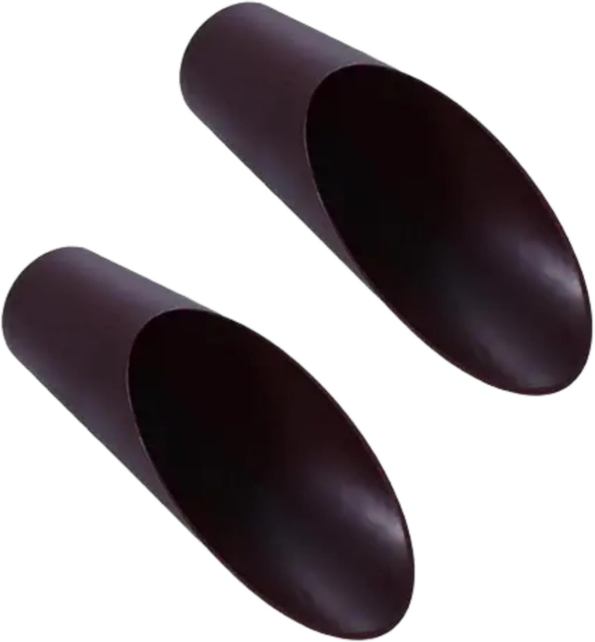2Pcs Coffee Color Bonsai Soil Scoops, Plastic Garden Soil Scoops,Garden Potted Plant Succulent Planting Tool Gifts Tool
