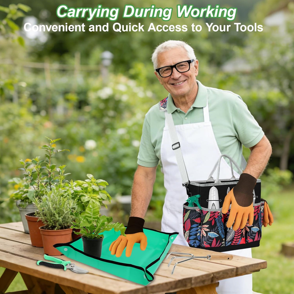 22Pcs Gardenings Tool, Heavy Duty Garden Hand Tools Gifts for Women Men