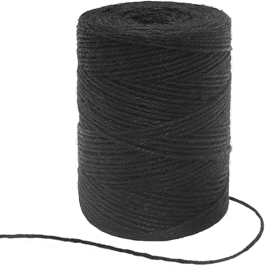 Garden Twine, 656 Feet 2mm Green Jute Twine for Gardening, Plant Ties for Climbing Plants, Tomatoes, Vegetables, Crafts