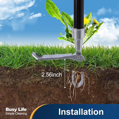 Weed Puller Tool Stand Up Weed Remover Tool 62.59"