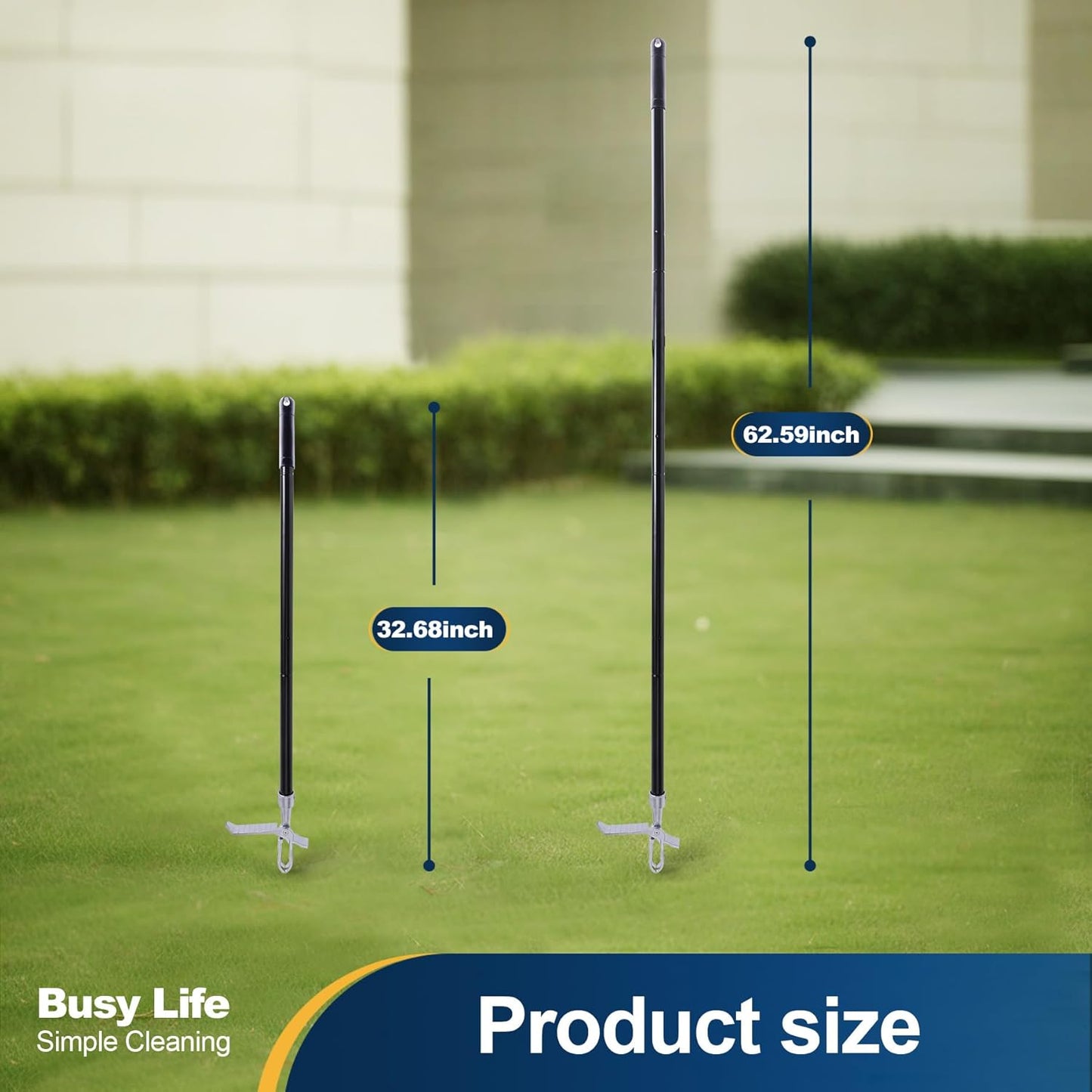 Weed Puller Tool Stand Up Weed Remover Tool 62.59"