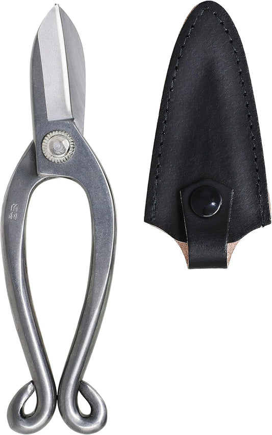 Ikenobo Shears Japanese Flower Scissors for Fresh Flower Arranging 6.5" Professional Floral Scissors, Japanese Stainless Steel, Silver, Made in JAPAN