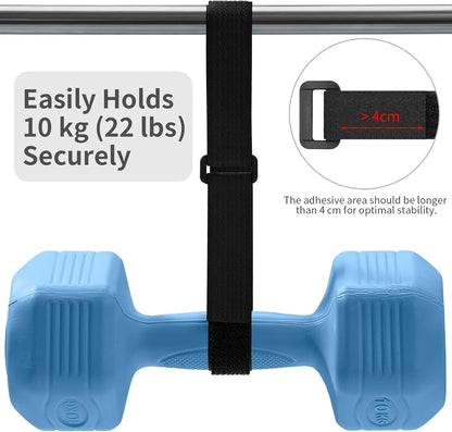 2''x 16Ft Heavy Duty Hook and Loop Straps with 15 Buckles