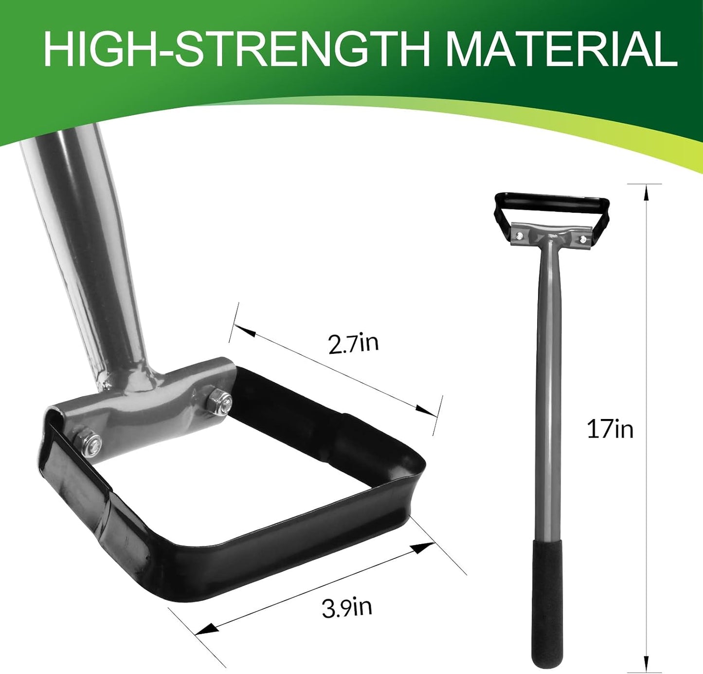 Stirrup Hoe,Garden Hand Scuffle Hoe for Weeding and Soil Loosening