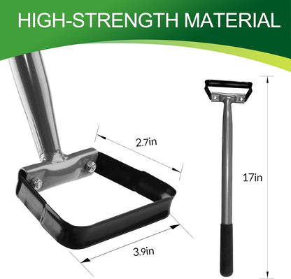 Stirrup Hoe,Garden Hand Scuffle Hoe for Weeding and Soil Loosening